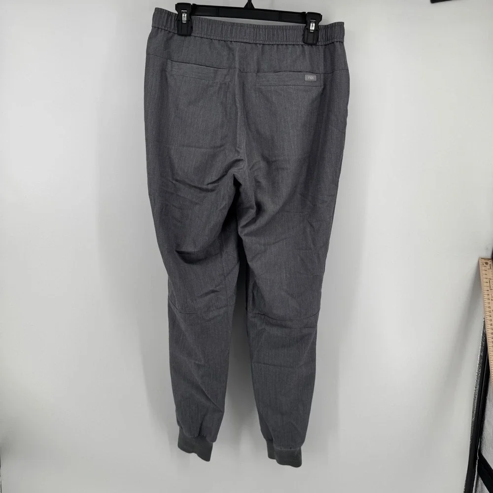 FIGS Zamora Jogger Scrub Pants Men Small Heather Gray MXXSW2004 Green Drawstring